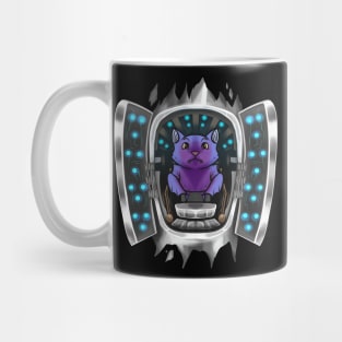 Purple Bat Inside Costume Purple Bat Takes Over Control Mug